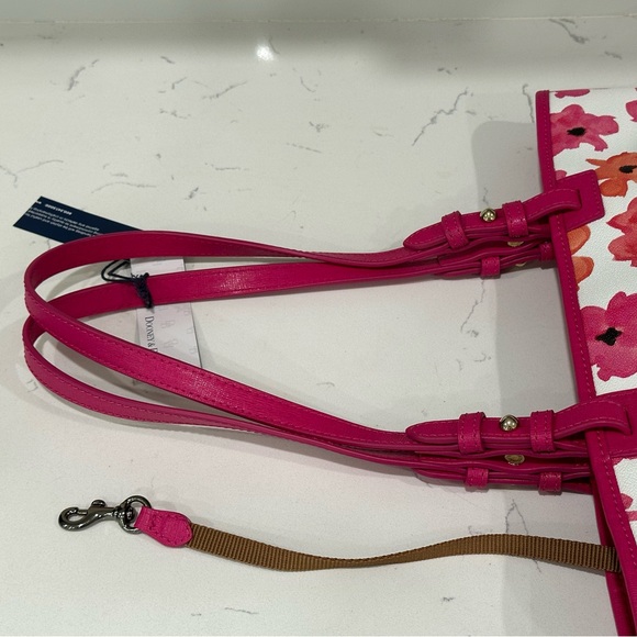 Brand New Dooney & Bourke Pink Bloom Leisure Tote - Picture 13 of 16